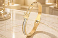 LV-Inspired 14K Gold-Plated Snap Bracelet – Only $19.95!