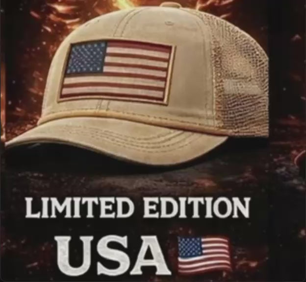 LIMITED EDITION USA FLAG CAP – Premium Street Style BEIGE